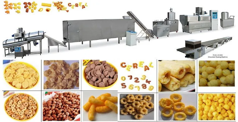 China Puff Corn Snacks Food Machine Processing Line Suppliers