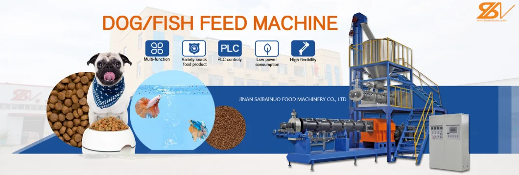 Pet Dog Cat Fish Poultry Feed Food Making Processing Machine Line Extruder