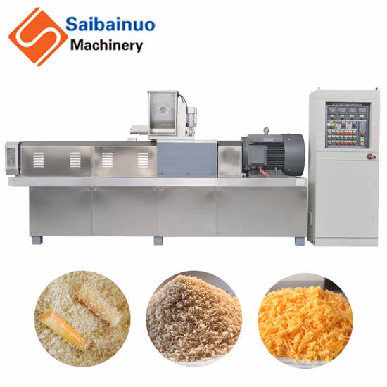 Full Automatic Panko Bread Crumbs Making Machine Processing Line