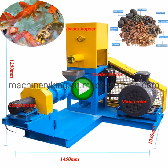 Small Floating Fish Feed Extruder Machine in Nigeria Floating Fish Feed Pellet Machine