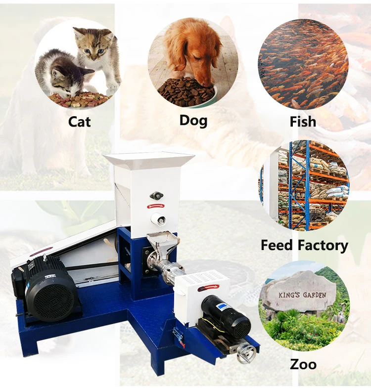 Poultry Farm Fish Floating Feed Extruder Price Pet Food Pellet