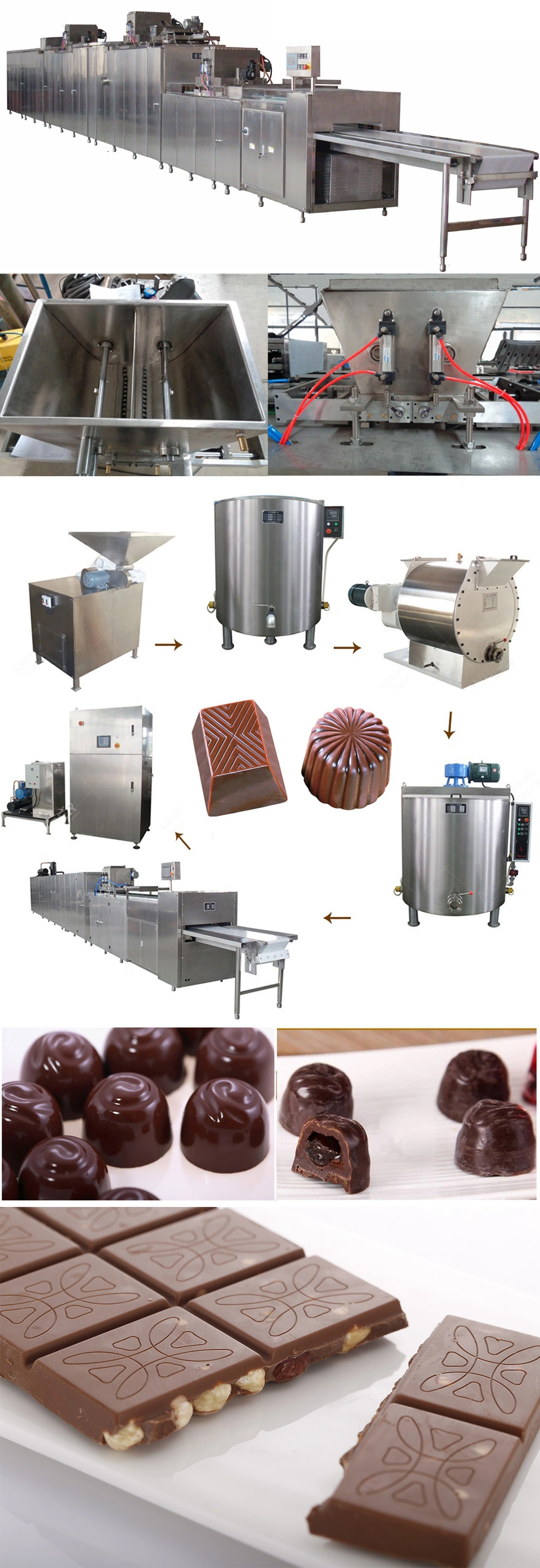 China Manufacturer Chocolate Machine Snack Food Machinery Chocolate Processing Line