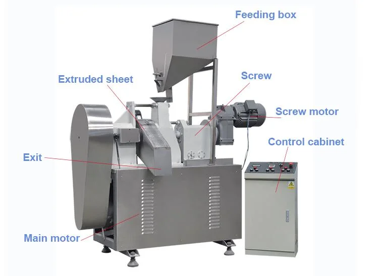 Niknak Kurkure Machine Puffs Machine Snack Processing Line