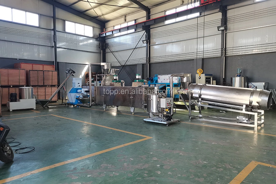 Cat Pet Food Processing Pellet Extruder Production Line