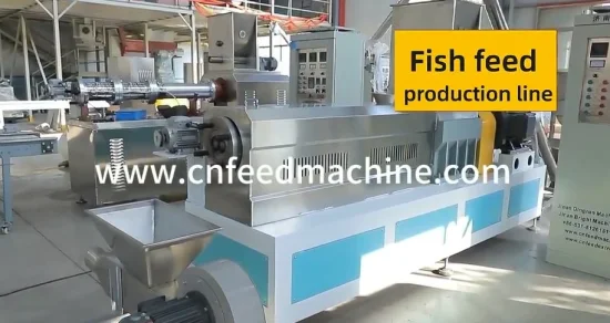 Machine d'extrudeuse de traitement de granulés d'alimentation pour poissons flottante automatique Fabricant de ligne de production alimentaire de crevettes de poisson