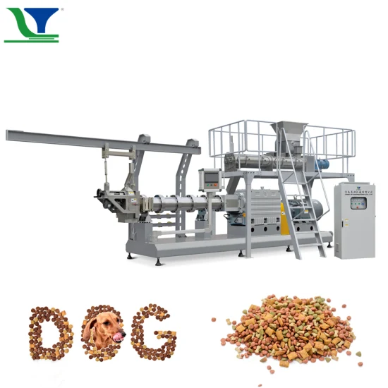 Extrudeuse de machine de fabrication d'aliments pour animaux de compagnie d'alimentation de poisson de chien de croquette