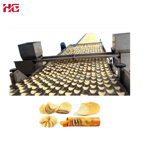 Ligne de production automatique de chips de pommes de terre empilables Pringles Chips de pommes de terre faisant la machine